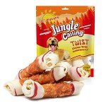Jungle Calling Chicken Wrapped Knotted Dog Chews