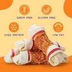 Jungle Calling Chicken Wrapped Knotted Dog Chews