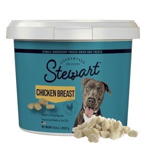 Stewart Freeze-Dried Chicken Dog Treats – 14.8 oz