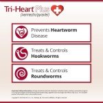 TRI-HEART PLUS Chewable Dog Tablets, 6-Month Supply