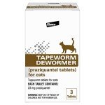 Elanco Tapeworm Dewormer Tablets for Cats 3-Count
