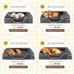 Cozy Orthopedic Dog Bed for Medium Dogs