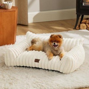 Fluffy Pet Sofa for Small Dogs - 30 Inch