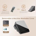EHEYCIGA 4-Step Pet Stairs for Dogs & Cats