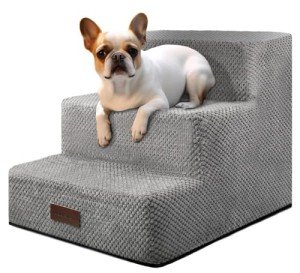 3-Step Pet Stairs for Small Dogs & Cats