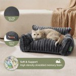 Adorable Couch Bed for Small Pets - Grey 24”