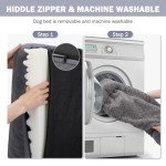 Large Washable Orthopedic Dog Bed with Foam