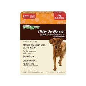 SENTRY Worm X Plus 7 Way Dewormer for Dogs