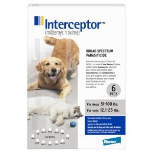 Interceptor Pet Medication for 51-100 lb Dogs