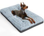 POCBLUE Large Washable Comfort Dog Bed, Grey