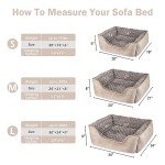 JOEJOY Machine Washable Dog Bed for All Sizes