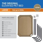 Coolaroo Elevated Dog Bed for Indoor/Outdoor Use