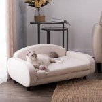 Paws & Purrs Stylish Pet Sofa with Removable Cover
