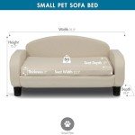 Paws & Purrs Stylish Pet Sofa with Removable Cover