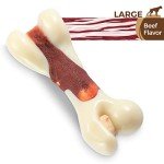 Indestructible Beef Flavor Chew Toys for Puppies
