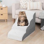 Curved Dog Stairs for High Beds and Sofas