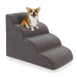 Curved Pet Stairs Ramp for High Beds