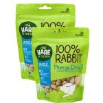 Freeze-Dried Rabbit Treats for Puppies - 2 Pack