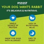 Freeze-Dried Rabbit Treats for Puppies - 2 Pack