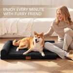 Orthopedic Waterproof Dog Bed for Large Dogs