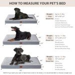 Large Waterproof Orthopedic Dog Bed with Washable Cover