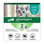 Advantage II Flea Treatment for Kittens 2-5 lbs