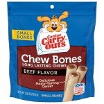 Beef Flavor Chew Bones for Puppies, 12 Pack