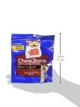 Beef Flavor Chew Bones for Puppies, 12 Pack