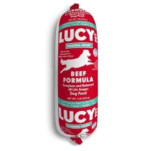 Beef Formula Dog Food Rolls by Lucy Pet