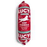 Beef Formula Dog Food Rolls by Lucy Pet