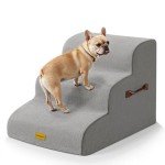 High Density Foam Dog Stairs for Couch & Bed
