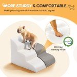 High Density Foam Dog Stairs for Couch & Bed