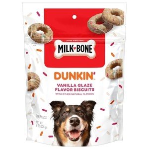 Milk-Bone Dunkin' Vanilla Glaze Dog Treats, 8 oz