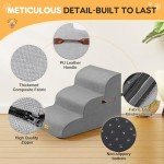 High Density Foam Dog Stairs for Couch & Bed