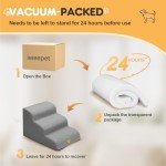 High Density Foam Dog Stairs for Couch & Bed