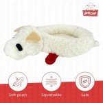 Ultra Plush Lamb Chop Dog Bed - 27" White