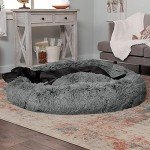 Furhaven 45" Donut Dog Bed for Large Dogs