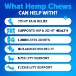 Hemp Joint Supplement Chews for Dogs - 120 Treats