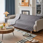 Reversible Waterproof Dog Bed Cover - 52x82 Inch