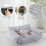 Fluffy Couch Bed for Cats and Small Dogs