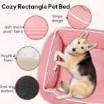 Orthopedic Dog Bed for Medium Dogs - Pink