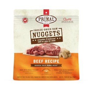Beef Freeze-Dried Raw Dog Food Nuggets, 14 oz