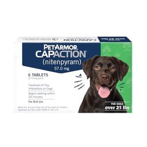 PetArmor Flea Treatment for Dogs - 6 Fast Tablets