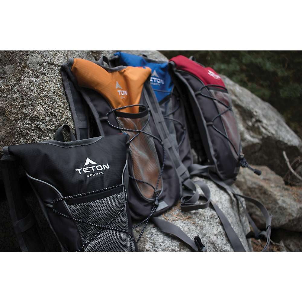 TETON Sports Hydration Pack, Hiking Backpack, Red