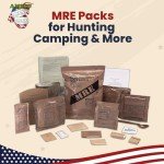 Military MREs: 12ct Case, Menus 1-12