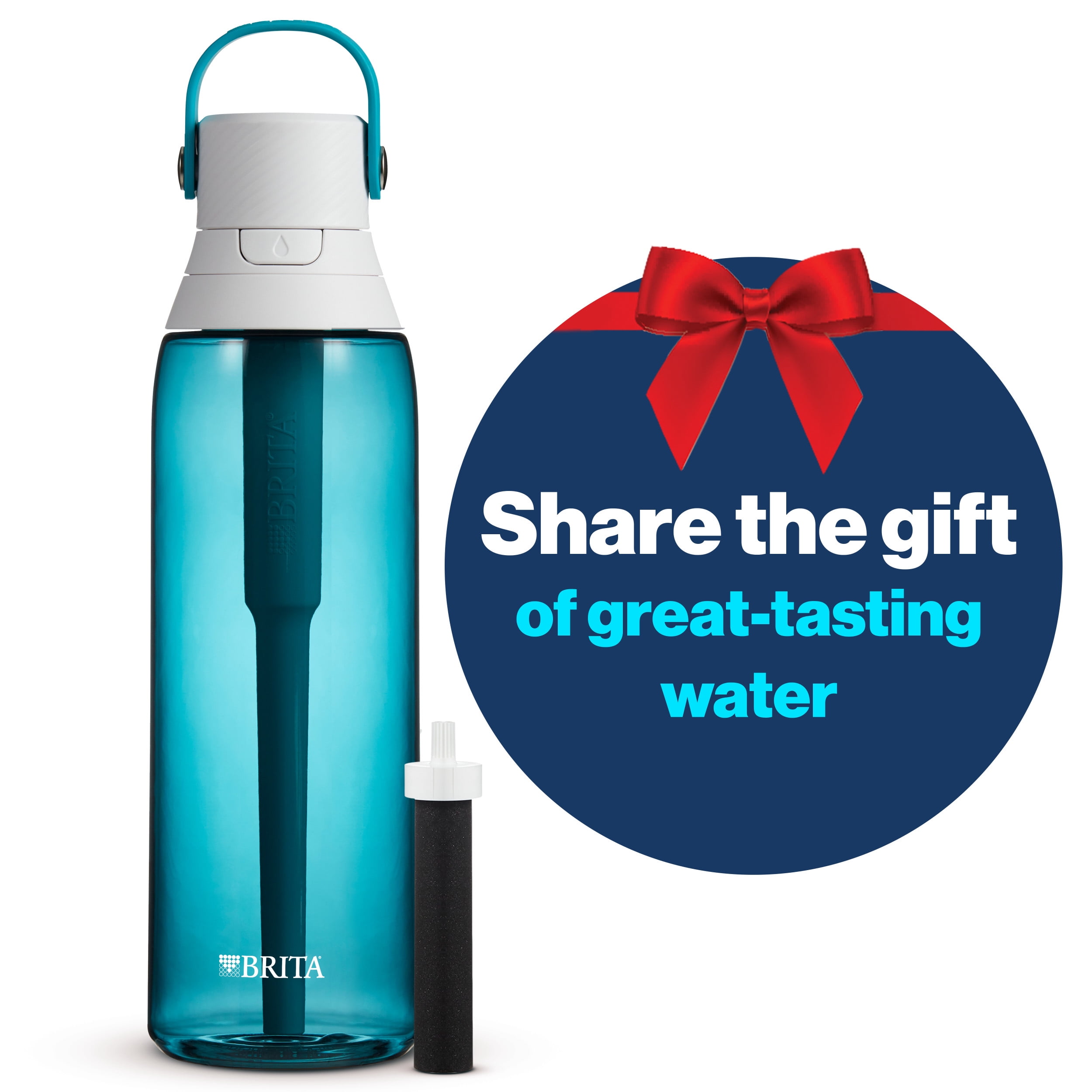 Brita Filtered Water Bottle, Sea Glass, 26 oz