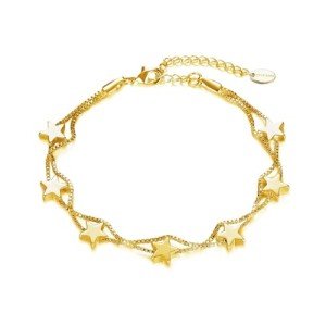 Gold Plated Star Bracelet by Philip Jones