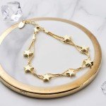 Gold Plated Star Bracelet by Philip Jones