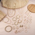 Trendy Gold Jewelry Set for Women – Earrings, Necklace, Bracelet