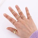 CASSIECA 17-Piece Gold Jewelry Set for Women